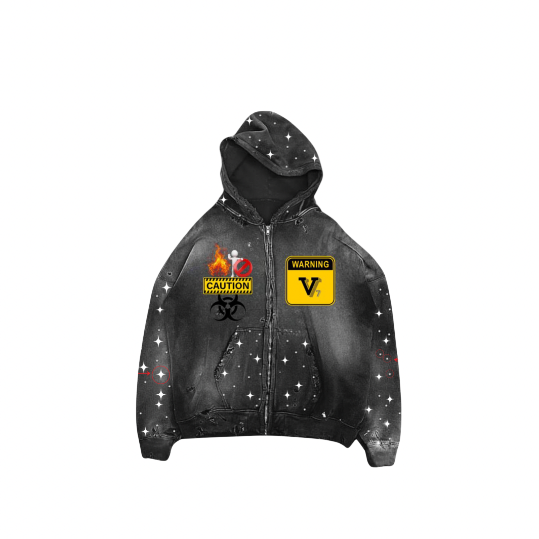 CAUTION: Venture 7 Hoodie